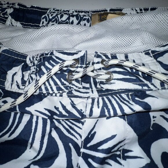 Mens Swim Trunks Size 2XL Blue Pineapple Tropical Coconut Boy Travel Beach Swim - Picture 6 of 16
